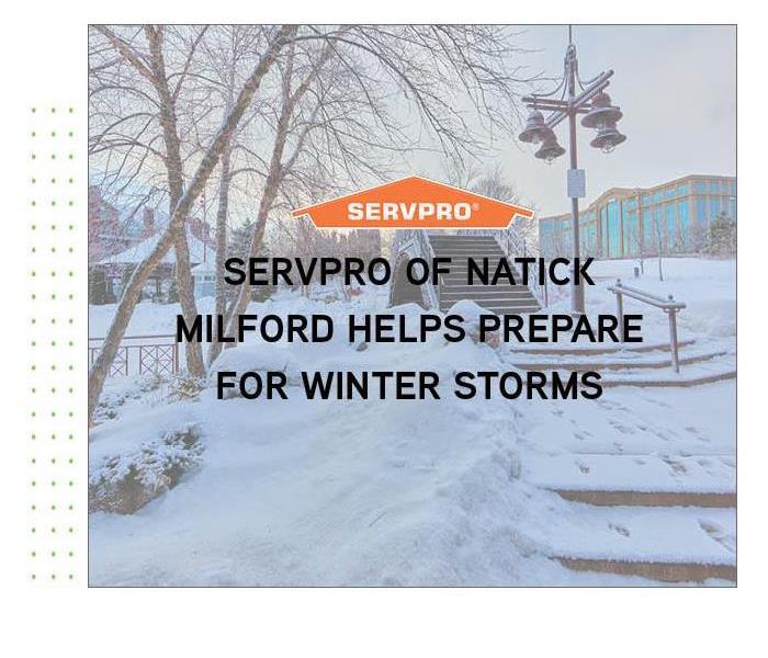 Winter storm with SERVPRO logo